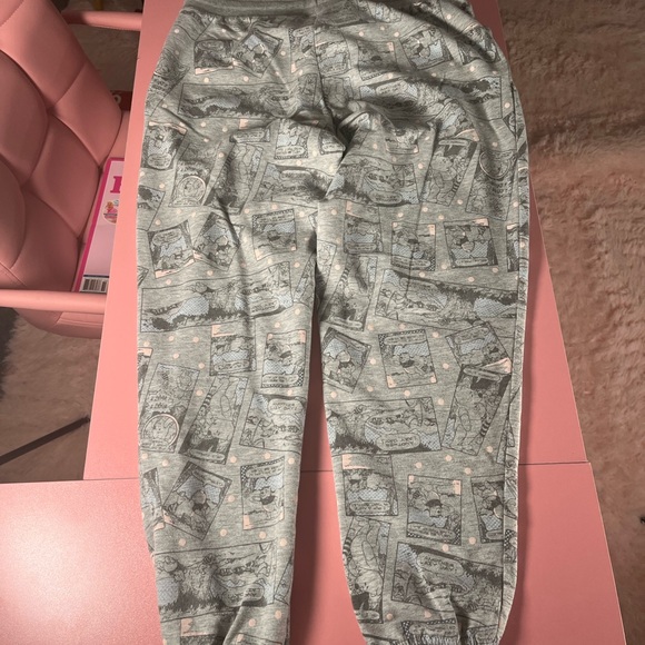Disney Winnie The Pooh pajama jogger sleep lounge pants Size small 4-6 in‎ grey - Picture 9 of 12